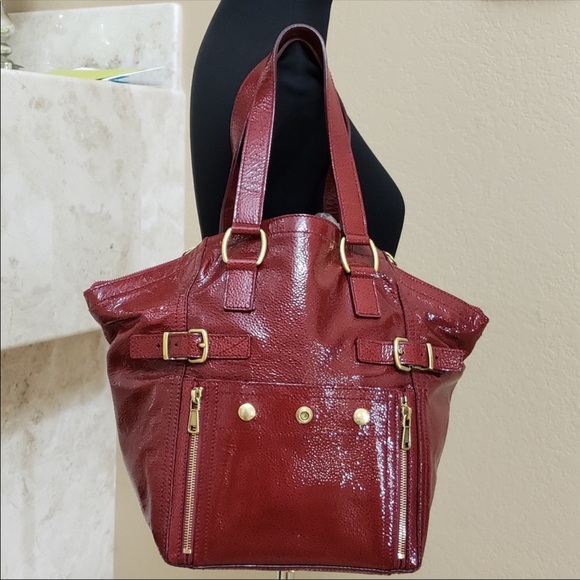 YSL Patent Leather Bag - Picture 1 of 7